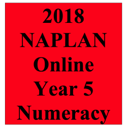 2018 Kilbaha Interactive NAPLAN Trial Test Numeracy Year 5